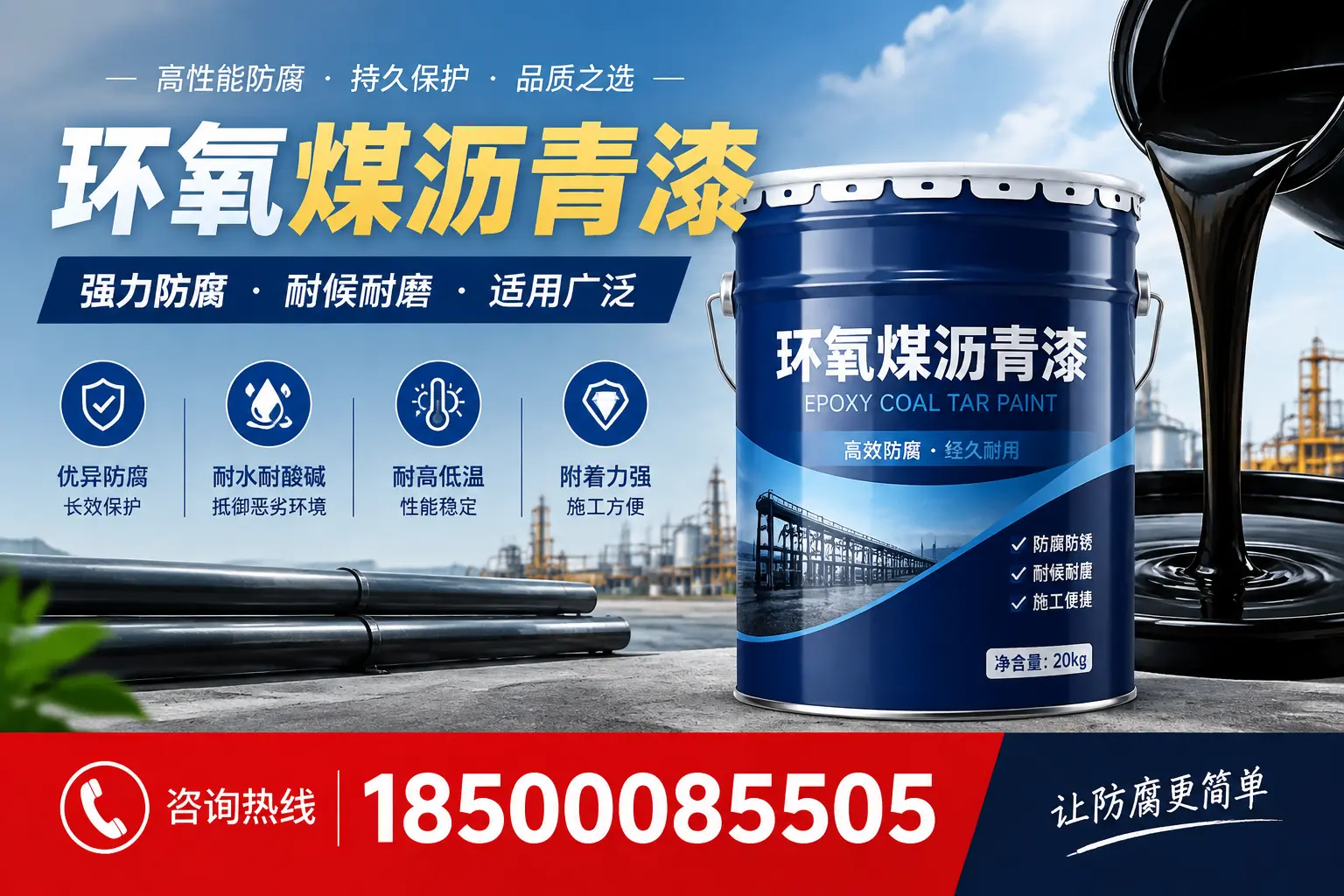 环氧煤沥青漆在不同气候条件下的表现分析，昌江适用性